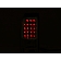 ANZO USA Tail Light Assembly LED Rectangular Clear Set Of 2 - 311011