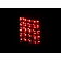 ANZO USA Tail Light Assembly LED Trapezoid Clear Set Of 2 - 311015