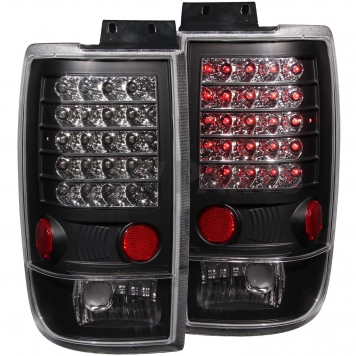 ANZO USA Tail Light Assembly LED Rectangular Clear Set Of 2 - 311021