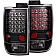 ANZO USA Tail Light Assembly LED Rectangular Clear Set Of 2 - 311021