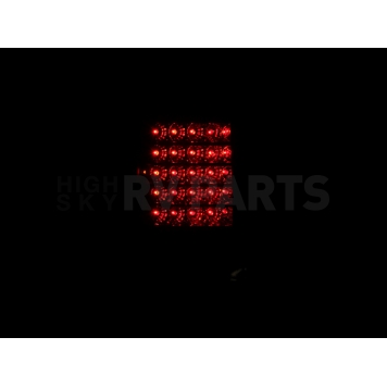 ANZO USA Tail Light Assembly LED Rectangular Clear Set Of 2 - 311021-2