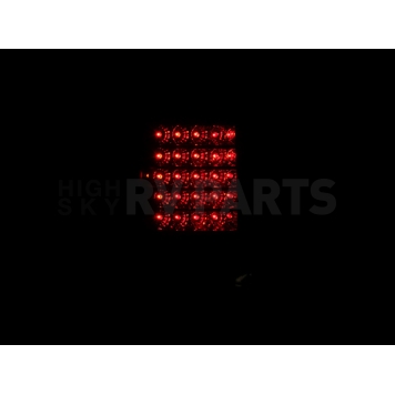 ANZO USA Tail Light Assembly LED Rectangular Clear Set Of 2 - 311021-3