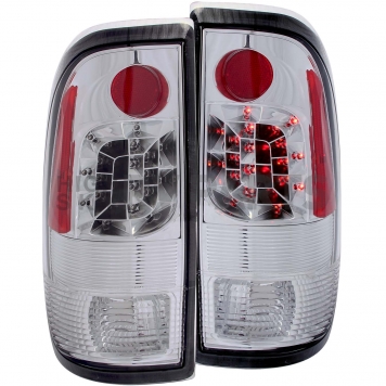ANZO USA Tail Light Assembly LED Rectangular Clear Set Of 2 - 311026