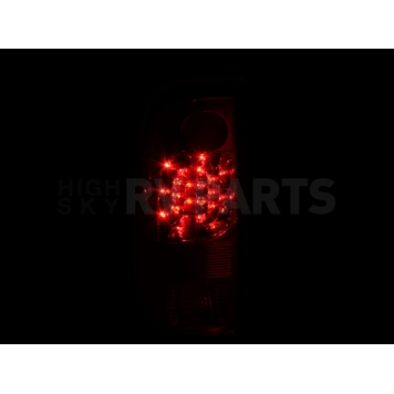 ANZO USA Tail Light Assembly LED Rectangular Clear Set Of 2 - 311026-2