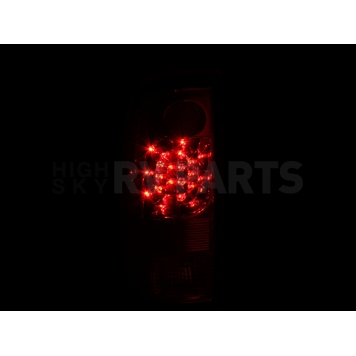 ANZO USA Tail Light Assembly LED Rectangular Clear Set Of 2 - 311026-3