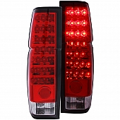ANZO USA Tail Light Assembly LED&nbsp;Stock&nbsp;Clear/ Red&nbsp;Set Of 2 - 311034