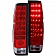 ANZO USA Tail Light Assembly LED Stock Clear/ Red Set Of 2 - 311034
