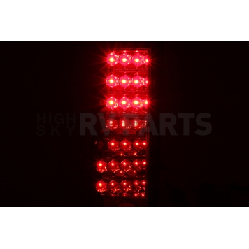ANZO USA Tail Light Assembly LED Stock Clear/ Red Set Of 2 - 311034-3