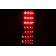 ANZO USA Tail Light Assembly LED Stock Clear/ Red Set Of 2 - 311034