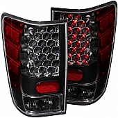 ANZO USA Tail Light Assembly LED&nbsp;Rectangular&nbsp;Clear&nbsp;Set Of 2 - 311039