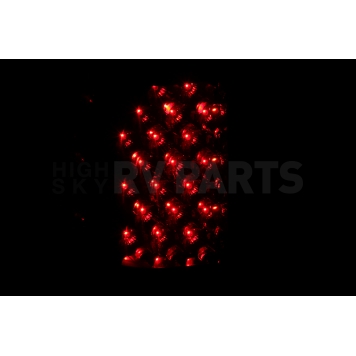 ANZO USA Tail Light Assembly LED Rectangular Clear Set Of 2 - 311039-3