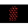 ANZO USA Tail Light Assembly LED Rectangular Clear Set Of 2 - 311039