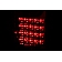 ANZO USA Tail Light Assembly LED Rectangular Clear/ Red Set Of 2 - 311043