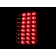 ANZO USA Tail Light Assembly LED Rectangular Clear/ Red Set Of 2 - 311050