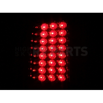 ANZO USA Tail Light Assembly LED Rectangular Clear/ Red Set Of 2 - 311050-3
