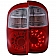 ANZO USA Tail Light Assembly LED Rectangular Clear/ Red Set Of 2 - 311060