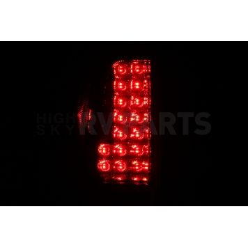 ANZO USA Tail Light Assembly LED Rectangular Clear/ Red Set Of 2 - 311071-3