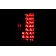 ANZO USA Tail Light Assembly LED Rectangular Clear/ Red Set Of 2 - 311071