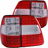 ANZO USA Tail Light Assembly LED&nbsp;Stock&nbsp;Clear/ Red&nbsp;Set Of 2 - 311094
