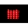 ANZO USA Tail Light Assembly LED Rectangular Clear Set Of 2 - 311099
