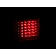 ANZO USA Tail Light Assembly LED Trapezoid Clear/ Red Set Of 2 - 311108