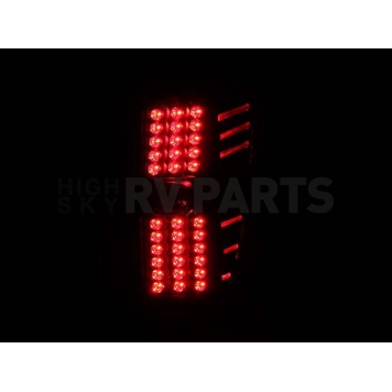 ANZO USA Tail Light Assembly LED Rectangular Clear Set Of 2 - 311115-3