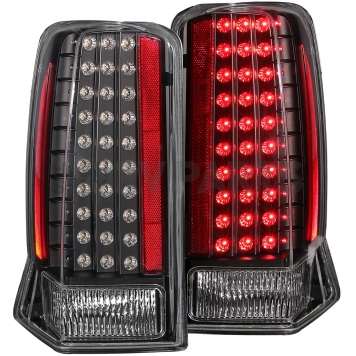 ANZO USA Tail Light Assembly LED Rectangular Clear Set Of 2 - 311121