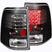 ANZO USA Tail Light Assembly LED&nbsp;Rectangular&nbsp;Clear&nbsp;Set Of 2 - 311125