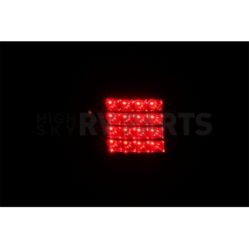 ANZO USA Tail Light Assembly LED Rectangular Clear Set Of 2 - 311125-3