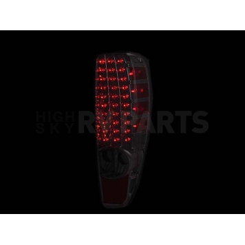 ANZO USA Tail Light Assembly LED Rectangular Clear/ Red Set Of 2 - 311136-3