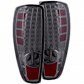 ANZO USA Tail Light Assembly LED&nbsp;Rectangular&nbsp;Red Smoke&nbsp;Set Of 2 - 311137