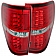 ANZO USA Tail Light Assembly LED Trapezoid Clear/ Red Set Of 2 - 311139