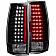 ANZO USA Tail Light Assembly LED Rectangular Clear Set Of 2 - 311142