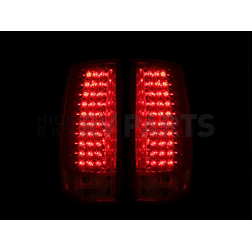 ANZO USA Tail Light Assembly LED Rectangular Clear Set Of 2 - 311142-3