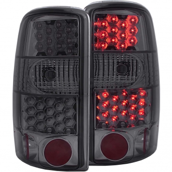 ANZO USA Tail Light Assembly LED Rectangular Smoke Set Of 2 - 311156