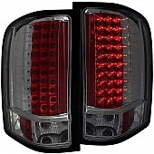 ANZO USA Tail Light Assembly LED&nbsp;Rectangular&nbsp;Smoke&nbsp;Set Of 2 - 311159