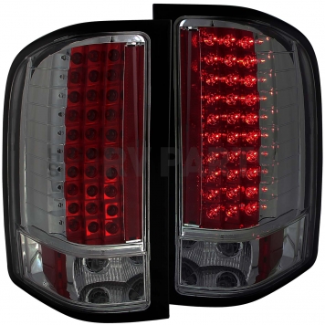 ANZO USA Tail Light Assembly LED Rectangular Smoke Set Of 2 - 311159