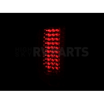 ANZO USA Tail Light Assembly LED Rectangular Smoke Set Of 2 - 311159-3
