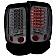 ANZO USA Tail Light Assembly LED Rectangular Smoke Set Of 2 - 311168