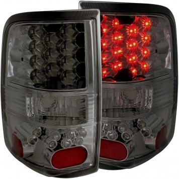 ANZO USA Tail Light Assembly LED Rectangular Smoke Set Of 2 - 311171