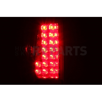 ANZO USA Tail Light Assembly LED Rectangular Red Smoke Set Of 2 - 311174-3
