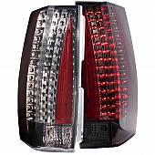 ANZO USA Tail Light Assembly LED&nbsp;Rectangular&nbsp;Smoke&nbsp;Set Of 2 - 311192