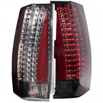 ANZO USA Tail Light Assembly LED Rectangular Smoke Set Of 2 - 311192