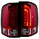 ANZO USA Tail Light Assembly LED Rectangular Clear/ Red Set Of 2 - 311225