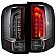 ANZO USA Tail Light Assembly LED Rectangular Smoke Set Of 2 - 311226