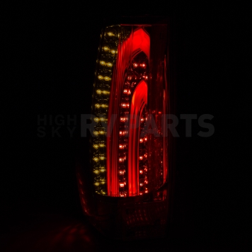 ANZO USA Tail Light Assembly LED Rectangular Smoke Set Of 2 - 311232-3