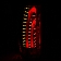 ANZO USA Tail Light Assembly LED Rectangular Smoke Set Of 2 - 311232