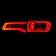 ANZO USA Tail Light Assembly LED Elliptical Red Smoke Set Of 2 - 311251