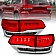 ANZO USA Tail Light Assembly LED Elliptical Red Smoke Set Of 2 - 311251