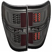 ANZO USA Tail Light Assembly LED&nbsp;Stock&nbsp;Red Smoke&nbsp;Set Of 2 - 311258